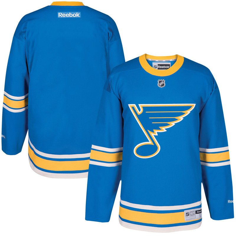 Men St. Louis Blues Reebok 2017 Winter Classic Premier Blank Jersey->->NHL Jersey